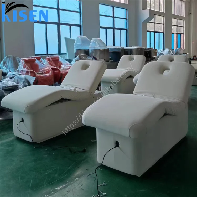 Kisen Роскошная многофункциональная Больничная мебель для косметического магазина электрическая регулируемая подставка ног спинка красоты кровать с кабинетом