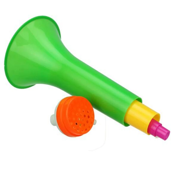 
Custom Logo Football Game Fans horns, Kids gift 3 sections Plastic Horn (001) 