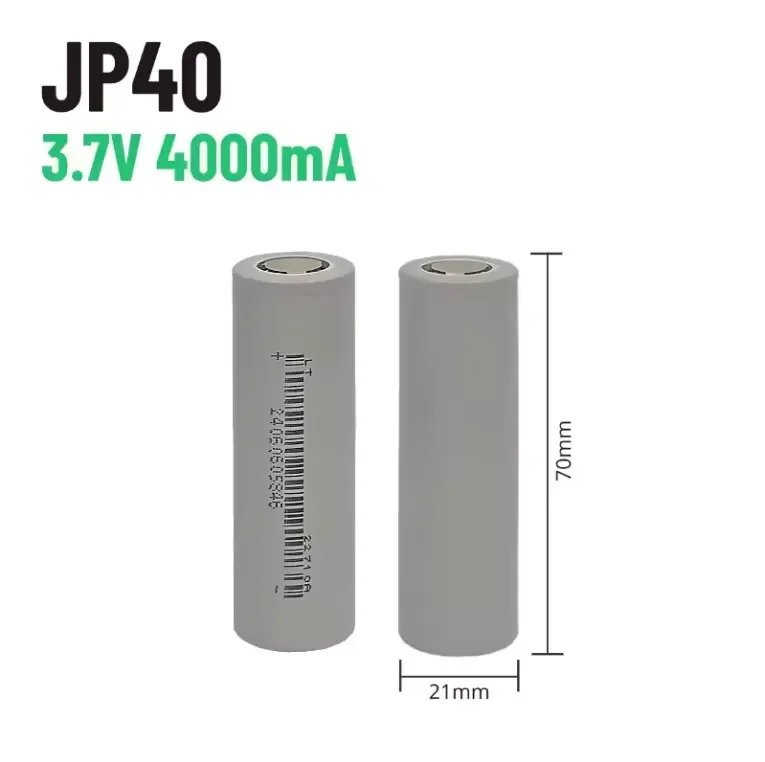 100% original A grades high discharge 21700-JP40-4000mAh-3.7V 10C is used for automobile emergency starting power supply