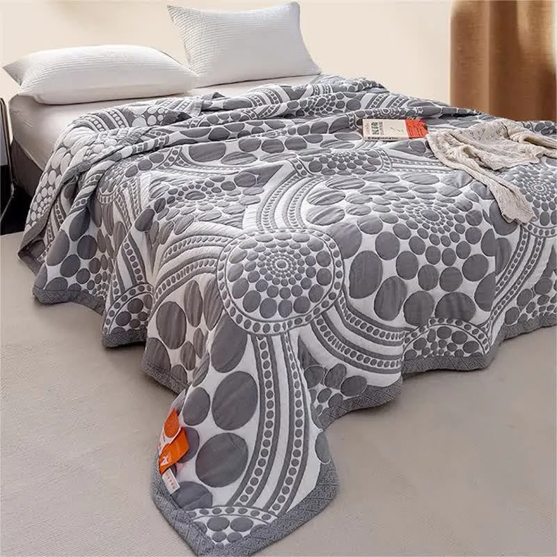 Brand New High Elastic Wear Resistance Soft Sleep Aid Bed Blanket Ten Layers Of Gauze Cotton Blanket Cloud Gauze Puff Towel