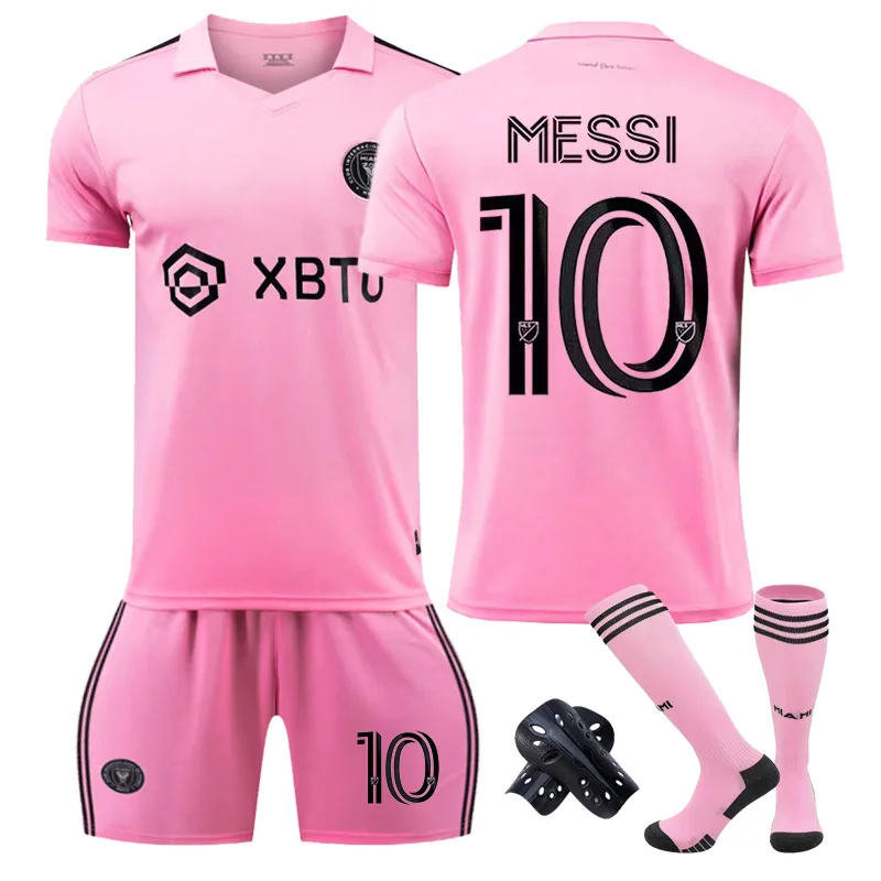 Wholesale Kids Adult Football Jerseys Kits Boys Soccer Sets Short Sleeve Football Uniforms Youth Soccer Team Tracksuit Sports Sh