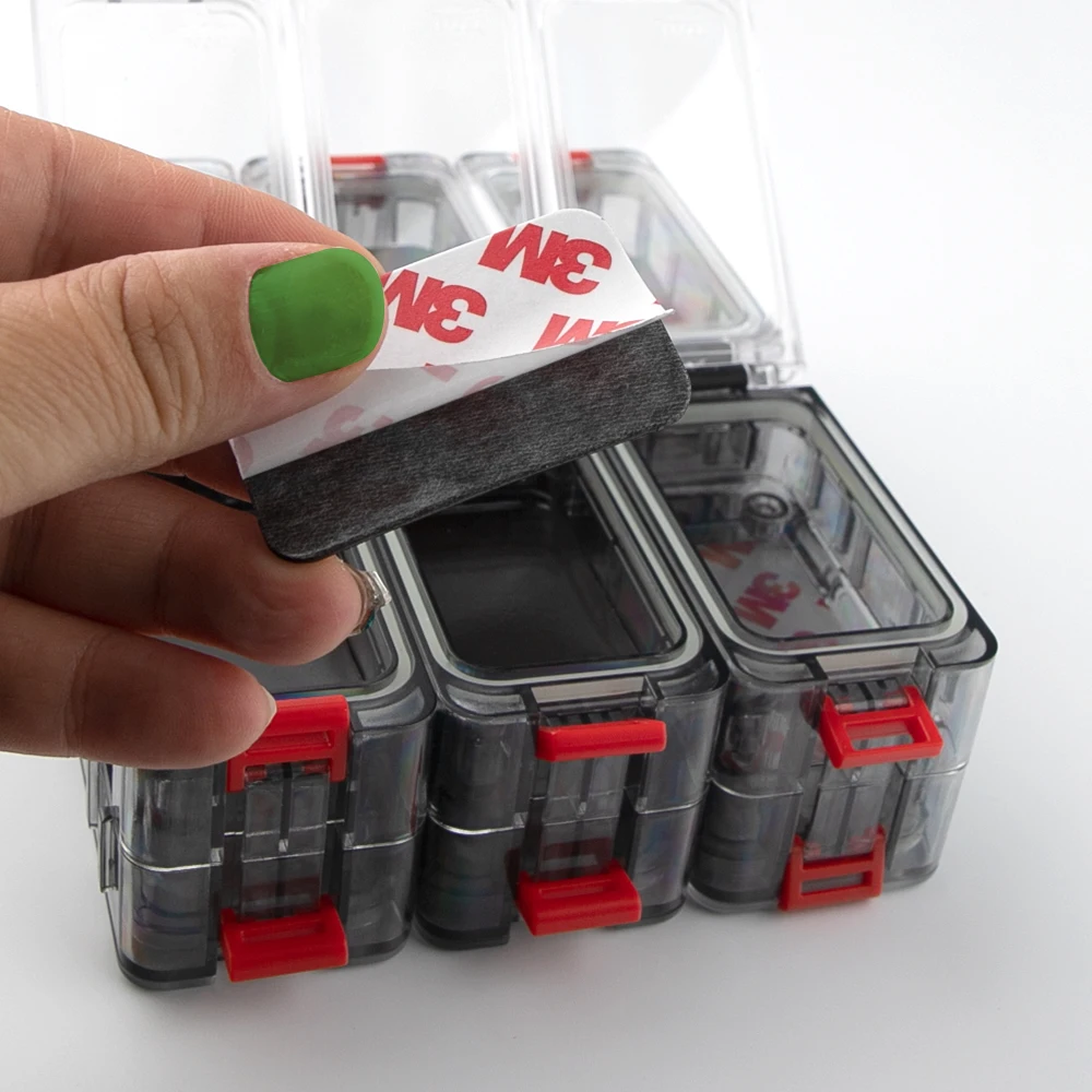 SUPERIORFISHING Fishing Hook Box Random Combination Luminous Fish Accessories Fishing Bait Box 12pcs