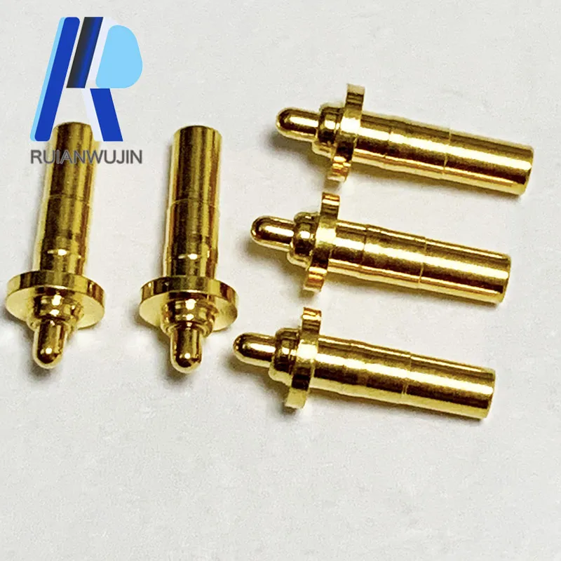 Customized Industrial Brass material spring loaded Pogo pin connector components PCB contact