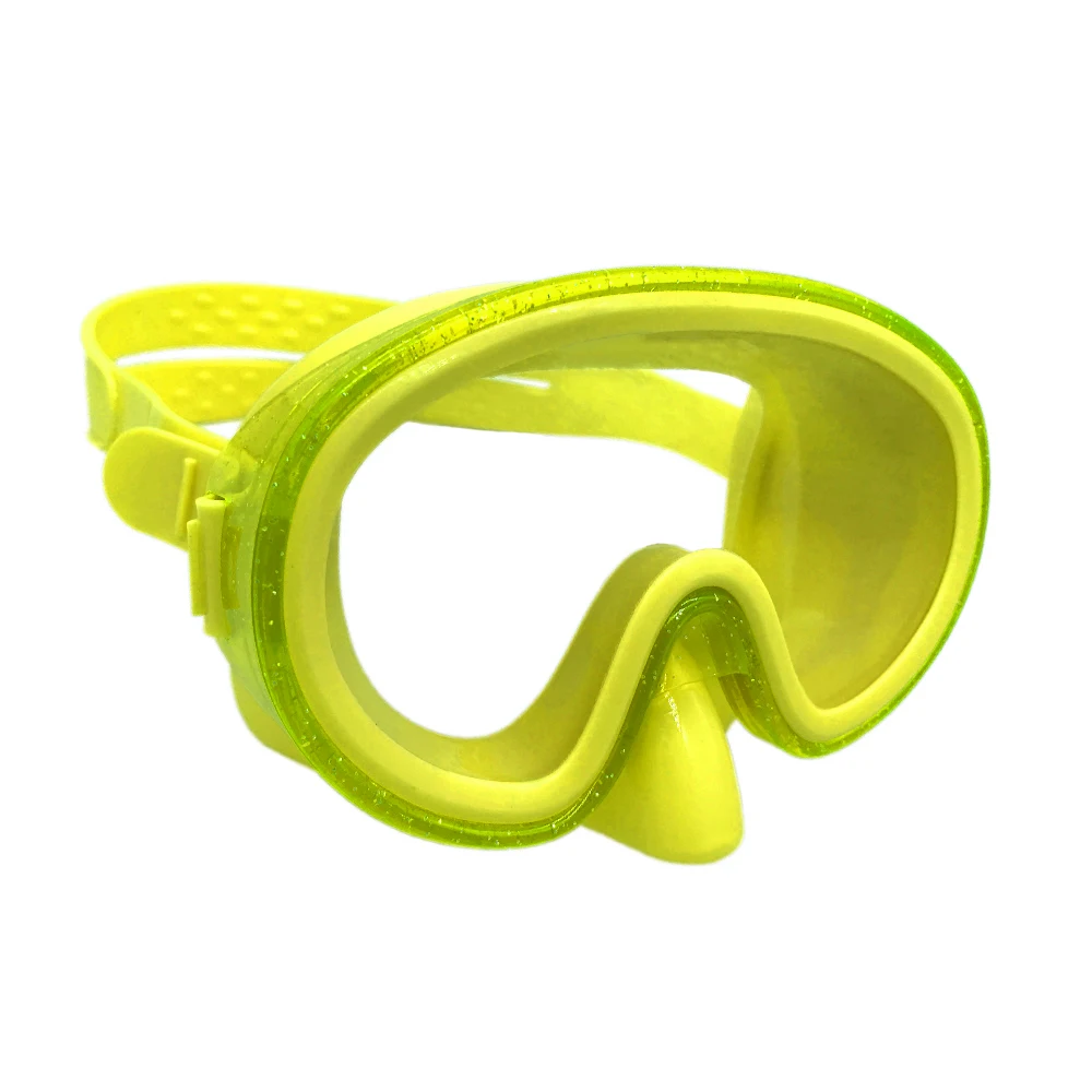 ZLF New design waterproof diving glasses colorful durable wide angle One-piece frame PVC Children diving goggles M003