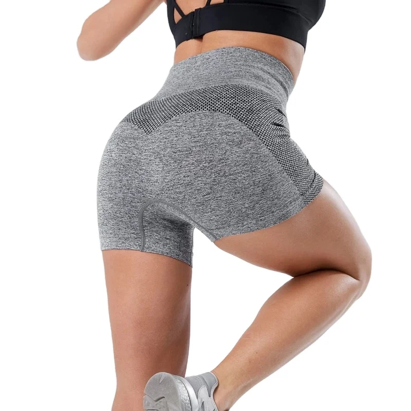 wholesale yoga pants Women Sports Butt Fit Gym Yoga  Tight Fitness Short Leggings Running High Waist seamless biker shorts