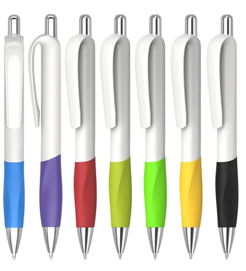 Hot Selling Promotion Cheap Gift Ballpoint Personalized Grip Ergonomic Retractable Pen
