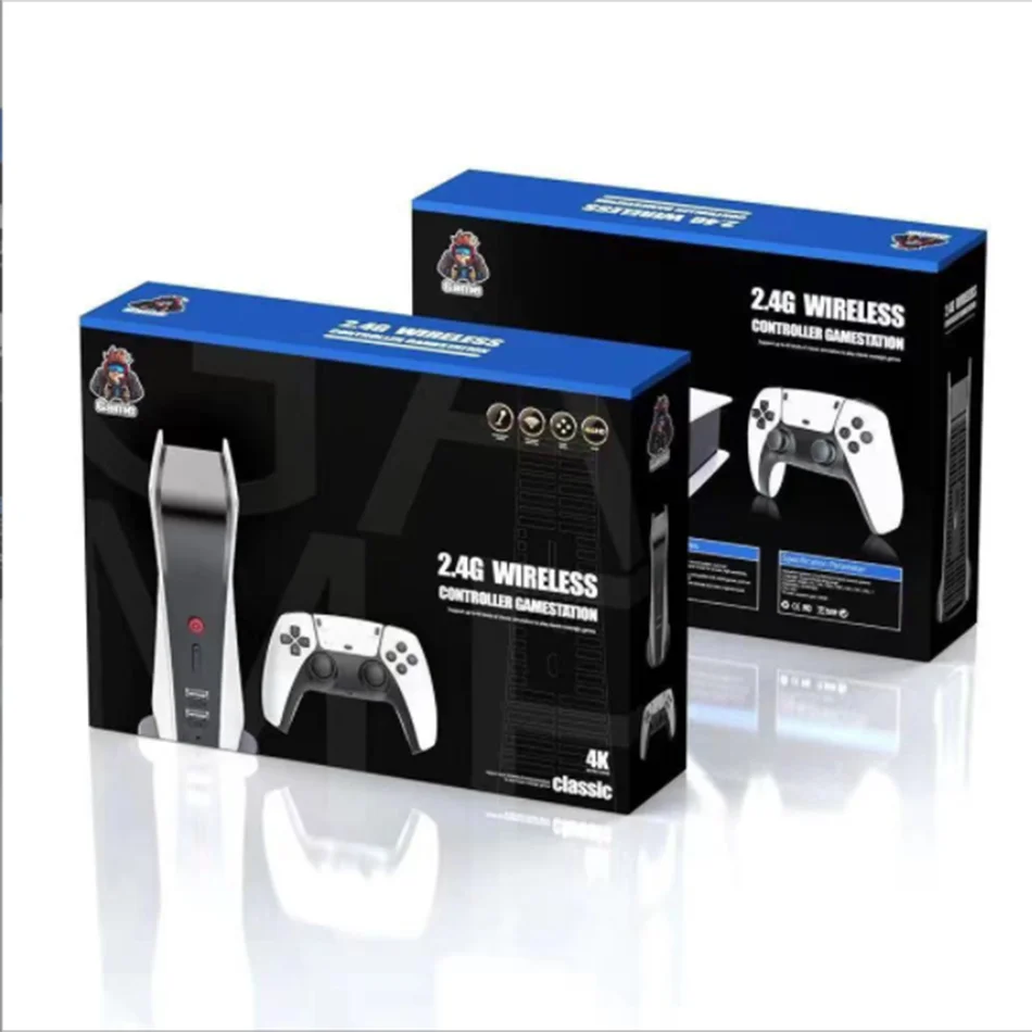 Консоль игровая M5 Ретро 128 ГГц 4k 20000 + 2 беспроводных контроллера