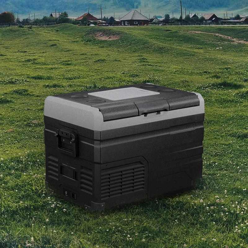 TW45 small 45L solar power electronic cacmping car fridge 12V dc compressor camping 4x4 campervan trailer portable refrigerator