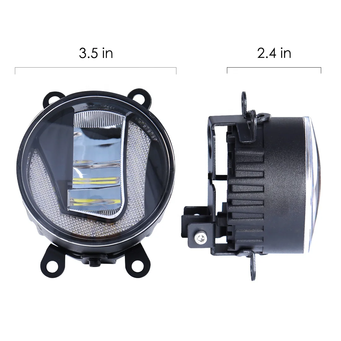 Universal Car Led Light Fog light Daytime Running Light DRL Kit For Mitsubishi Ford Suzuki Isuzu