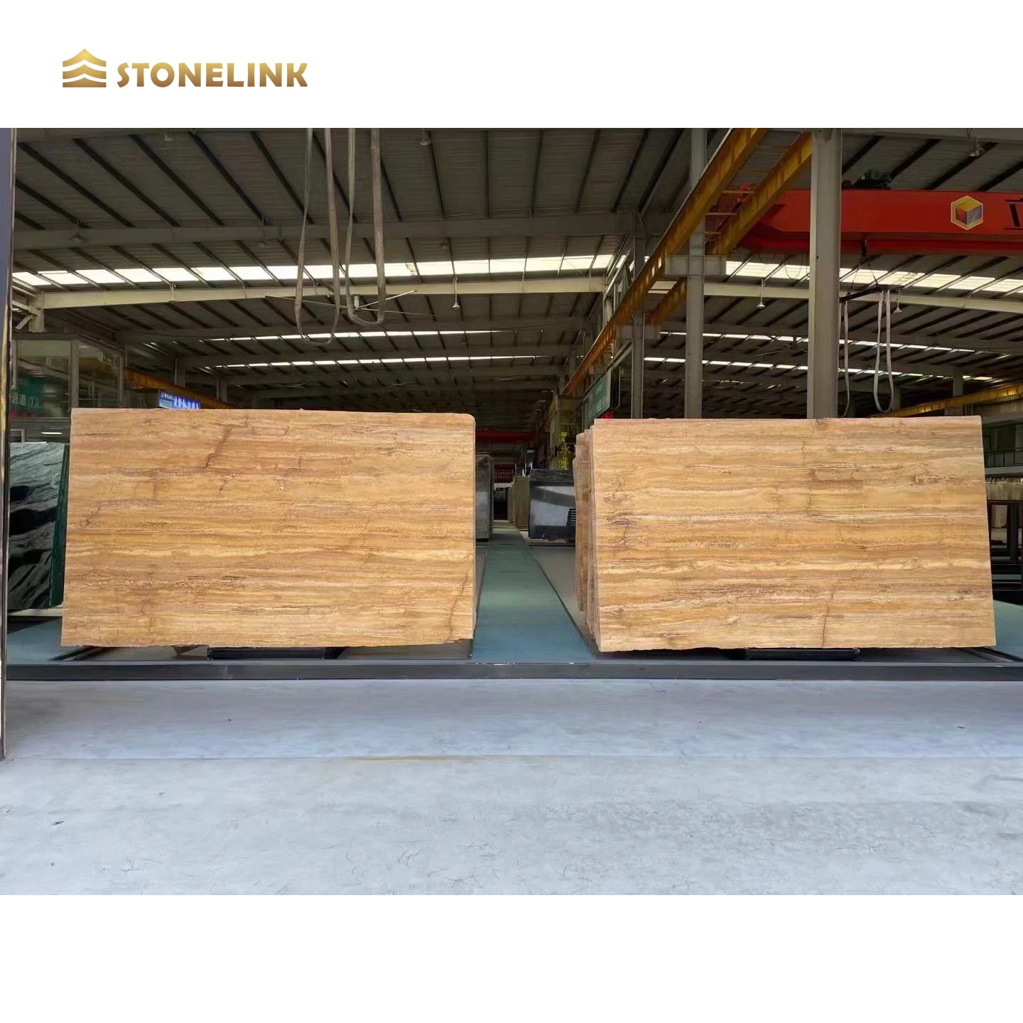 Chinese Polished yellow travertine gold Travertine Slab Beige Travertine Tiles for Wall