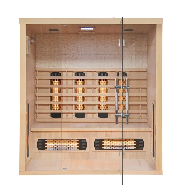 4 persons home infra spa red sauna room with infra red light