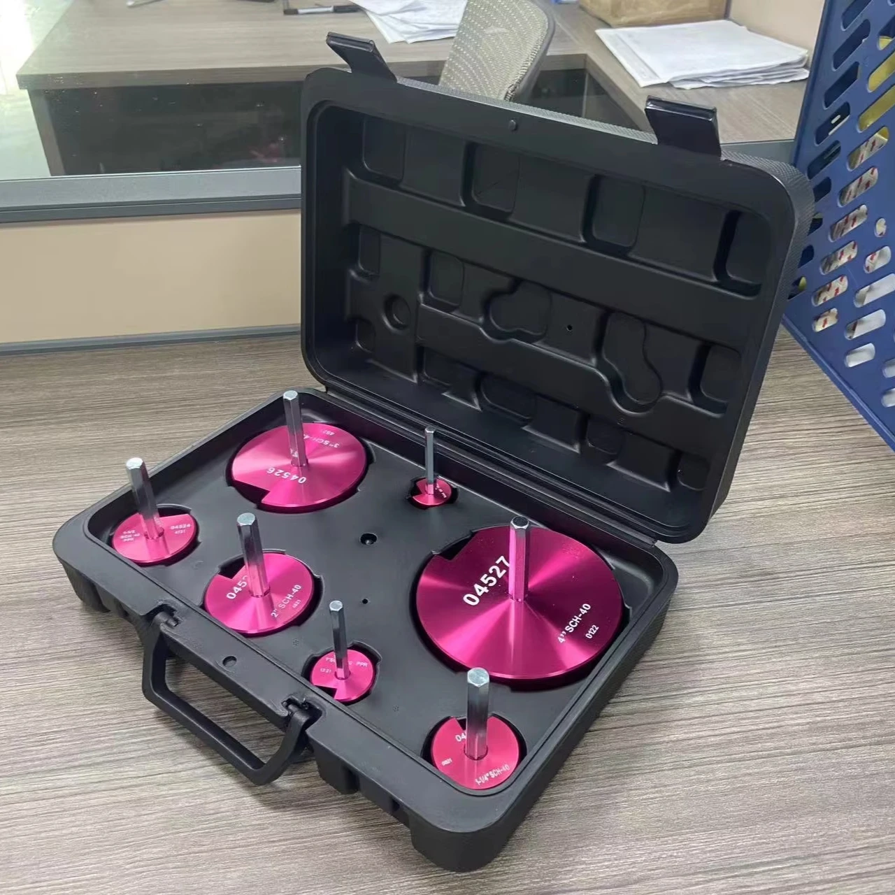 7pcs PVC pipes reamers PPRK7 Clean Plastic Pipe Fitting Reamers Kit DWV / PVC / CPVC / ABS expansion tool