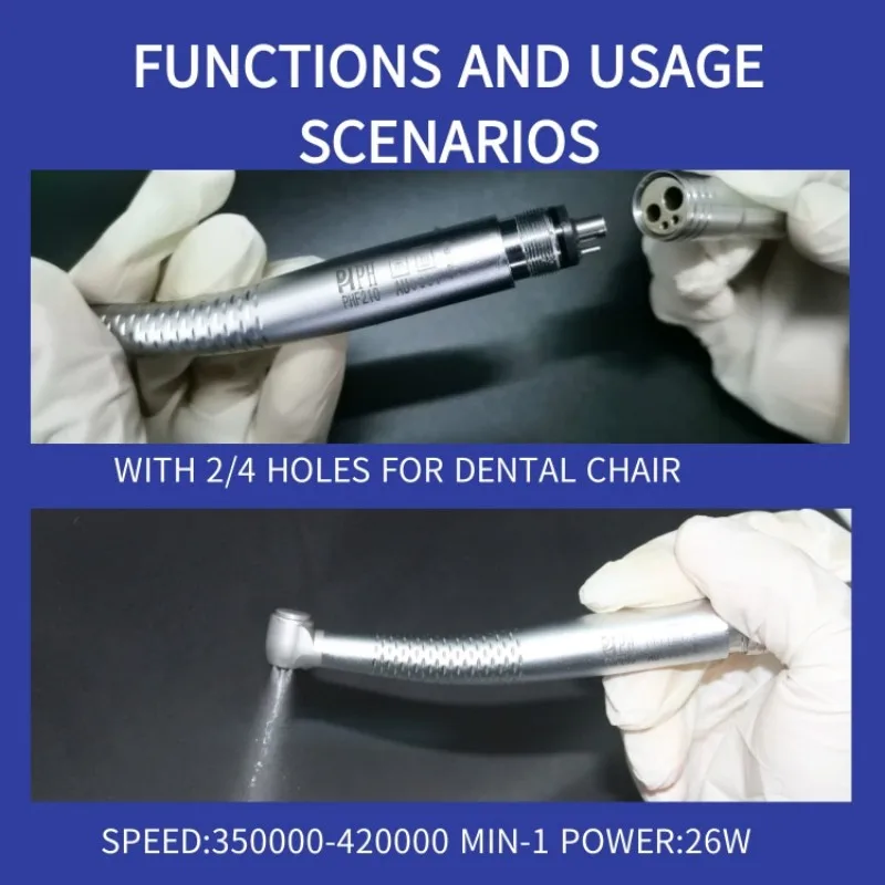 Factory Cheap Price Dental high-speed handpieces  4 hole push type ceramic bearings dental product for dentist Dental laboratory