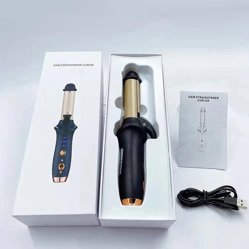 Hot selling Chargeable Portable Hair Curler Cordless Mini Wand Professional Well Curling Iron