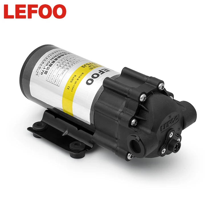 LEFOO 75 GPD Micro Self Priming RO Water Booster Pump Ro Pressure Pompe high efficiency reverse osmosis high pressure