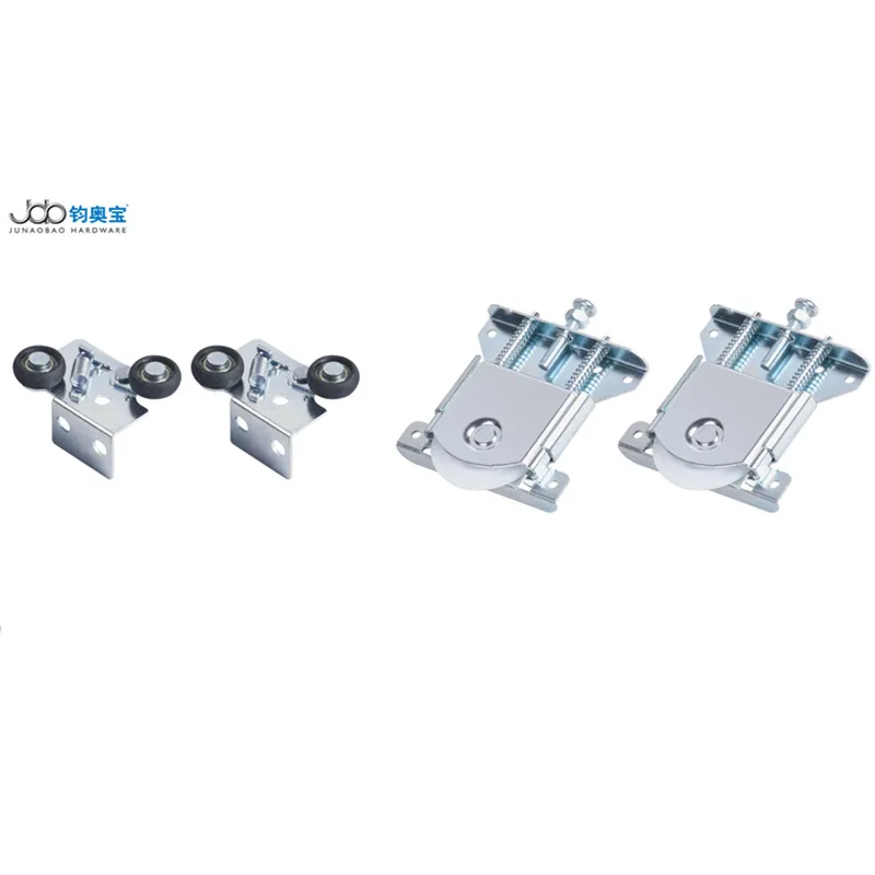 junaobao sliding door hardware kit soft close sliding furniture glass door roller
