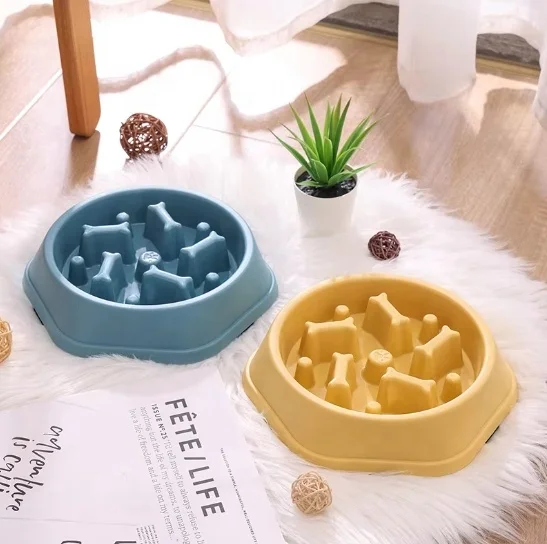 Factory OEM ODM Maze Interactive Dog Puzzle Non Skid Stop Dog Food Bowl Slow Feeder Dog Bowls