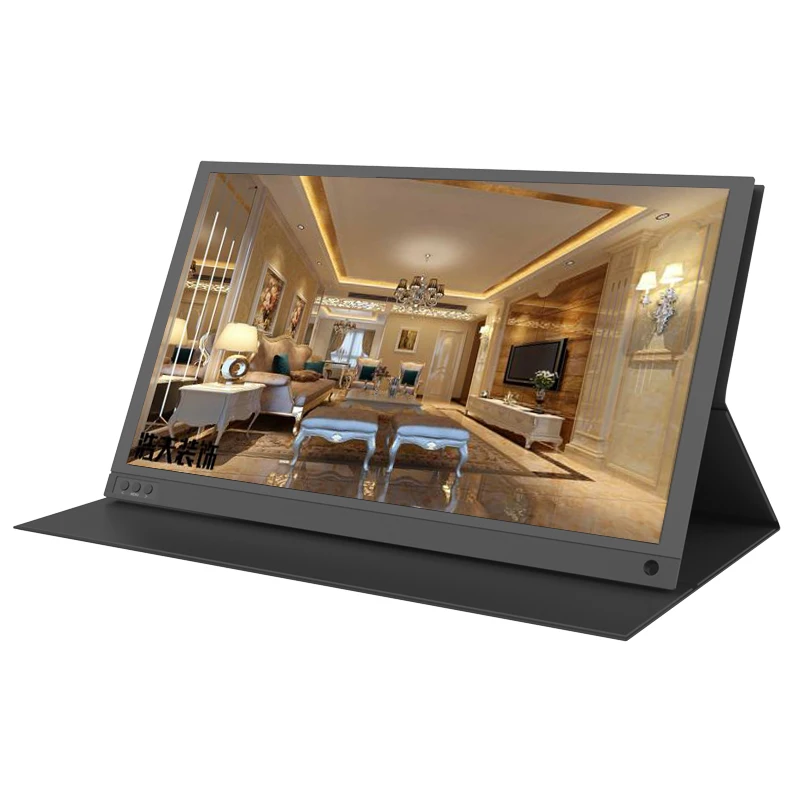 
usb monitor display 120hz computer lcd screen gaming laptop 15.6 inch usb type c 4k portable monitor with battery 