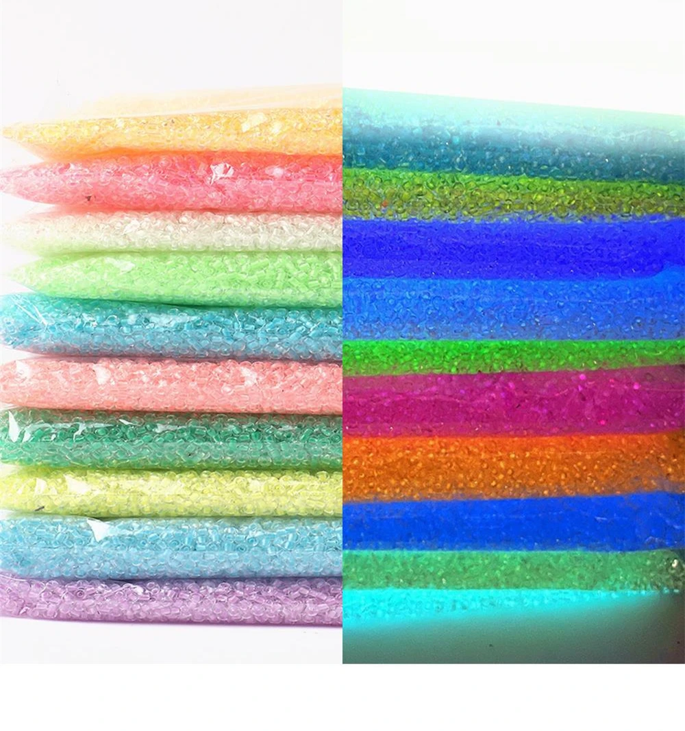 wholesale 3mm glow in dark road paint marking Round Hole Czech Glass seed beads in bulk loose waist beads for jewelry making