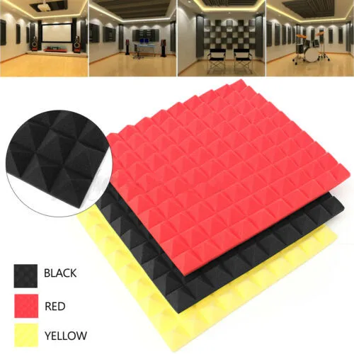 Acoustic panels foam soundproof sponge  Pyramid fire insulation sound absorbing cotton