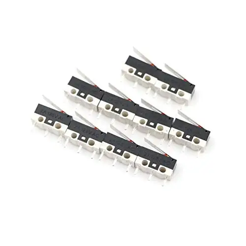 Концевой переключатель, кнопочный переключатель, 1 а, 125 в, переменный ток, переключатель мыши, 3 контакта, длинная ручка, рычаг с роликом, SPDT 12*6*6 мм, TIAIHUA