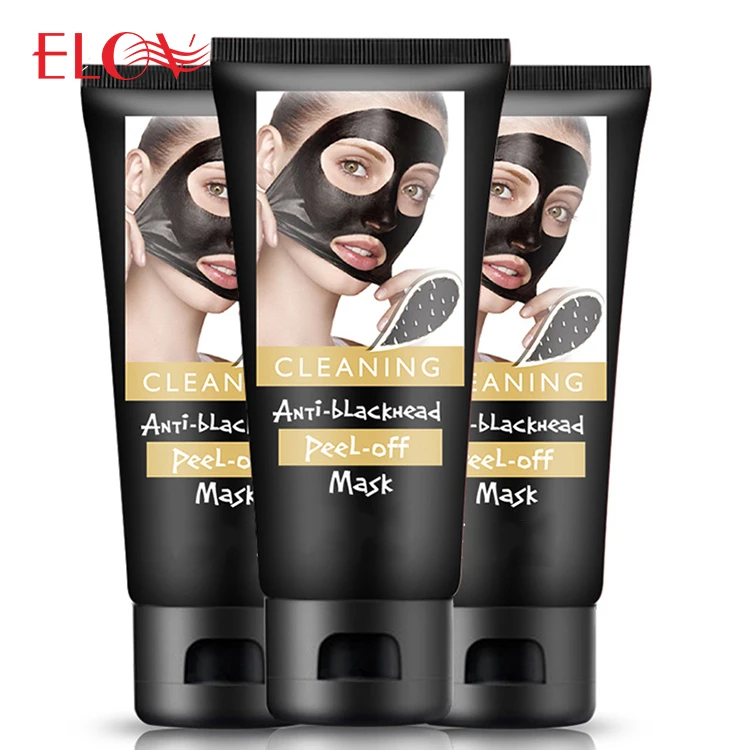 60g Black Head Remover Facial Mud Mask Black Face Mask Acne Treatments Peel Off Black Mask from Black Dots Skin Care