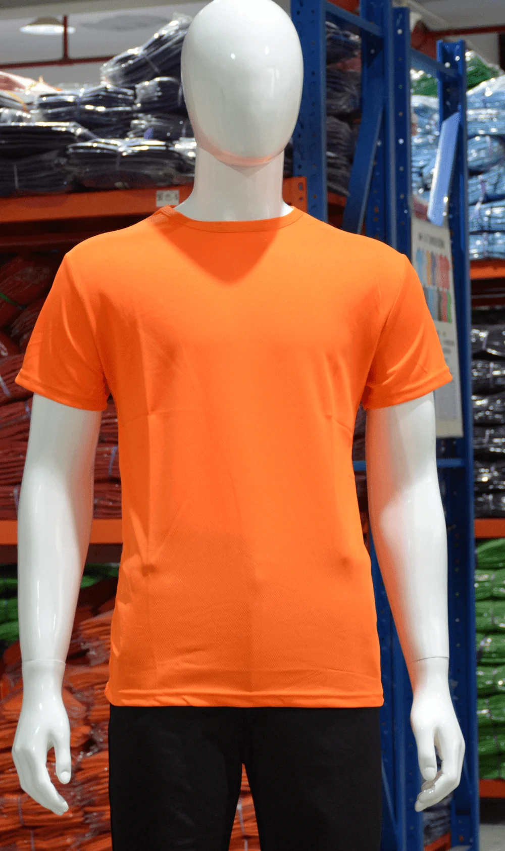 Wholesale custom print plain blank sublimation 100% polyester white sport gym run quick dri dry-fit men t shirt for women