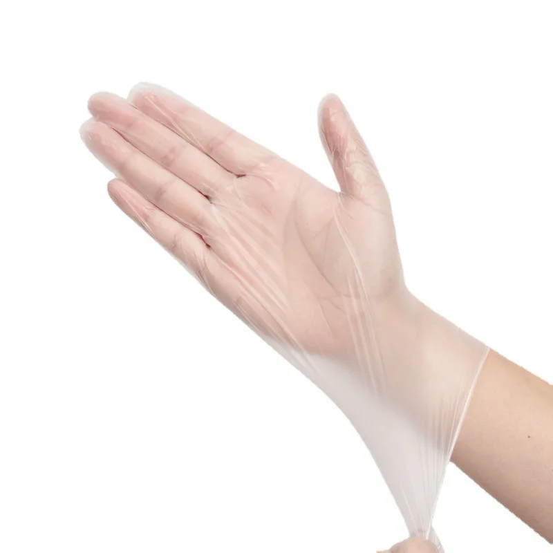 Wholesale Household Tattoo Food Vinyl Gloves Powder Free Clear Exam Gloves Vinyl