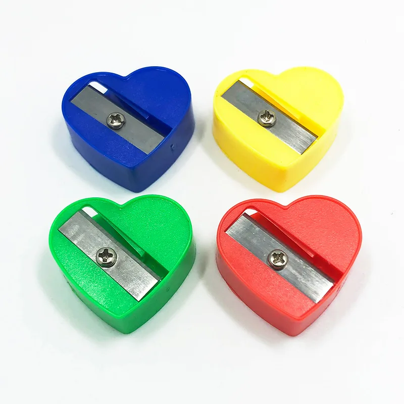 MINI Plastic Pencil Sharpener for Kids with Metal Blades - Portable and Colored Manual Pencil Sharpener