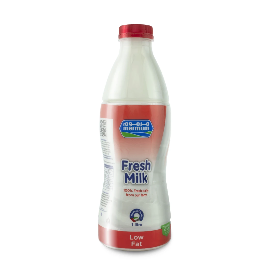 High quality dairy products LOW FAT MILK - 1 LTR Marmum Dairy Farm Wholesale UAE Manufacturer