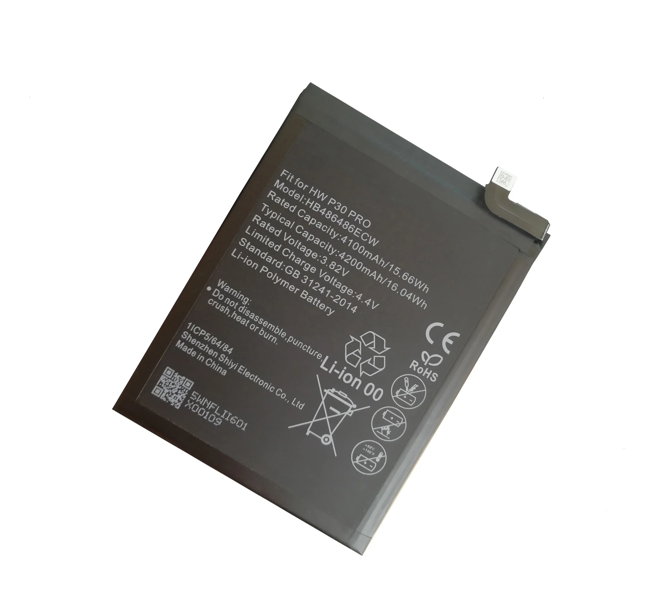 Factory Promotion New Manufacturing Rechargeable Battery lipo HB486486ECW for Huawei P30 Pro Mate 20 Pro Mate 20