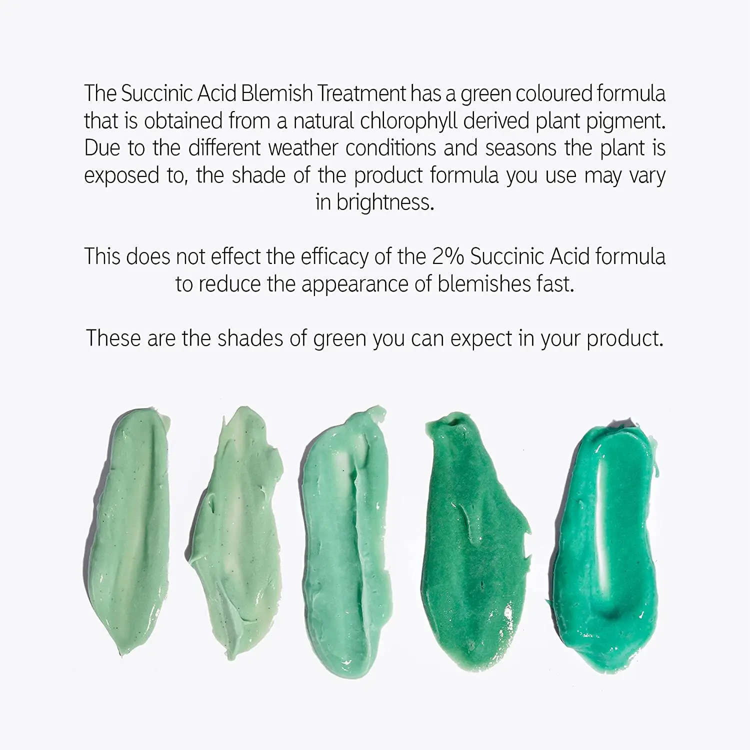 New Arrival Organic Repair Clogged Pores Succinic Acid Blemish Treatment For All Skin Types