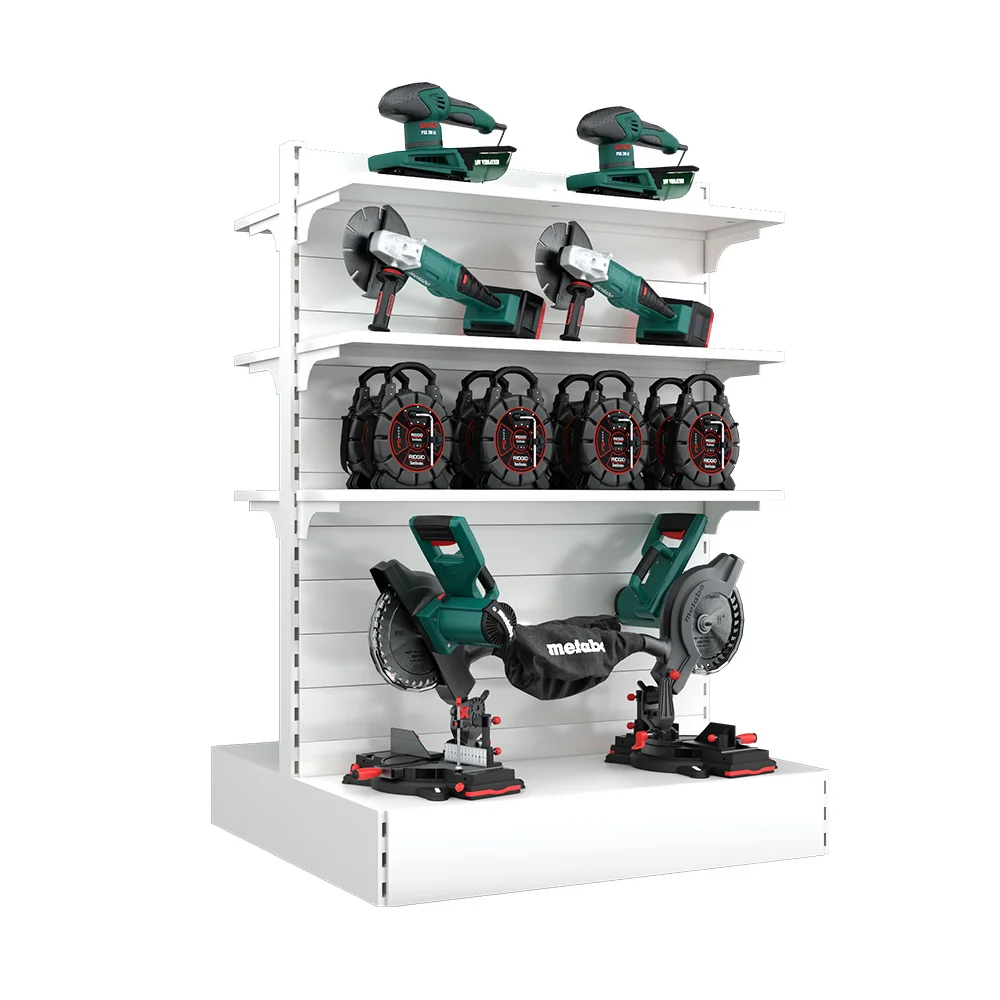 GXM custom low price hard wine display  bar modern garden tool rack tools display rack bt40 tool rack