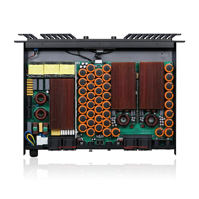 DP2 2-way 2800W * 2 1U D-level Профессиональный сабвуфер усилитель мощности