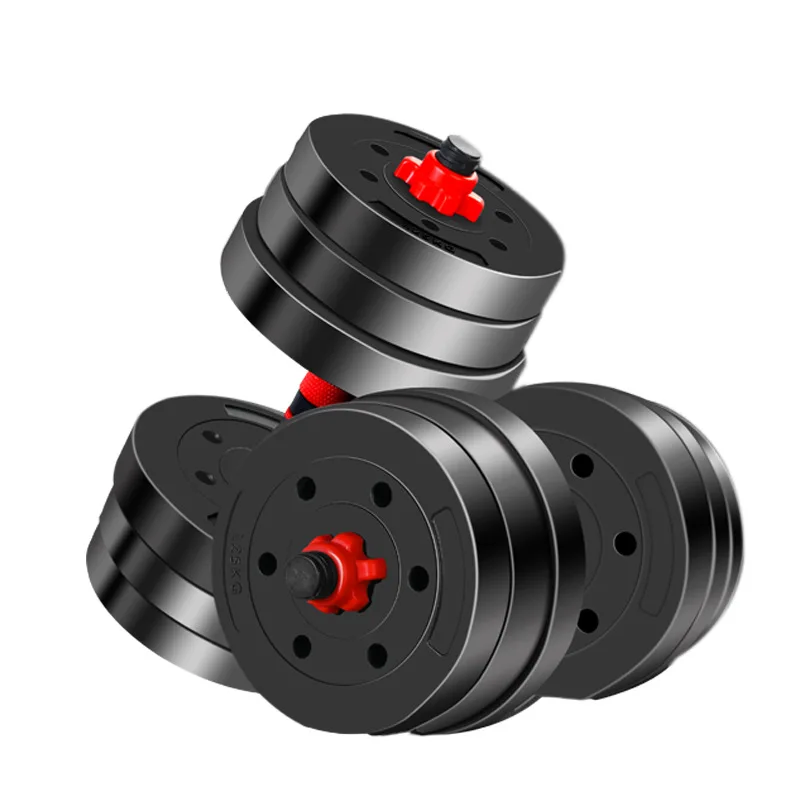 Лучшие продажи гантели set10kg15kg20kg30kg40kg50kg регулируемые для тренажерного зала