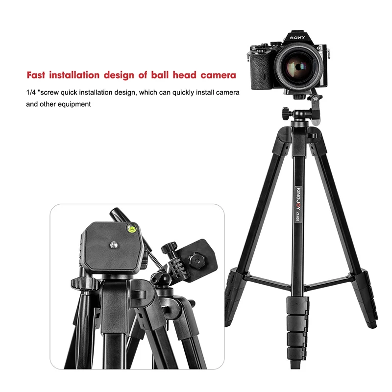 Professional Photography Camera Accessories Tripod Light Portable Aluminum Tripod For Camera