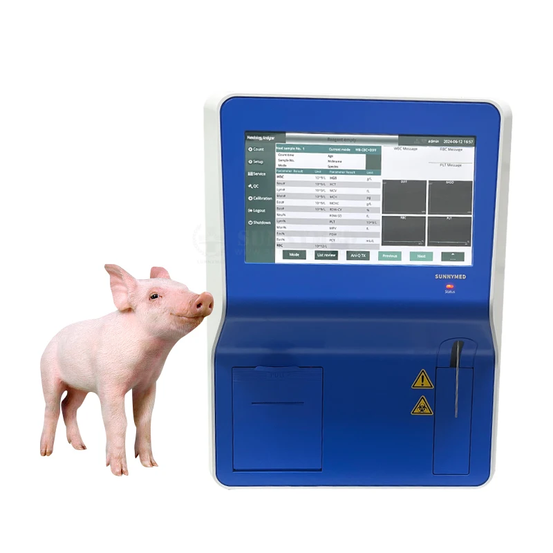 SY-B500_Vet Cutting-Edge Veterinary Hematology Equipment 5 parts Elite Veterinary Hemogram Machine Hematology Analyzer