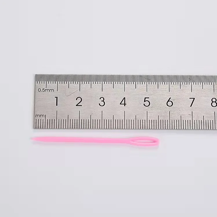 5.5cm Colorful Hand Sewing Tapestry Sweater Needles 100pcs/Bag Woolen Yarn Plastic Needles for DIY Safety E-commerce Stores
