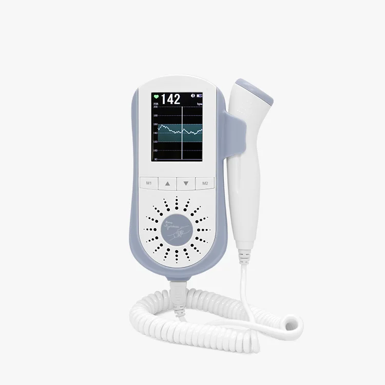 Portable home fetal doppler  baby heartbeat doppler