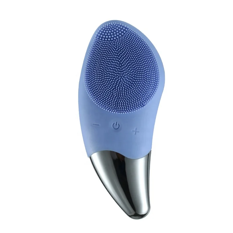 Massage Facial Ultrasonic Exfoliating Electric Silicone Electric Facial Cleaning Brush