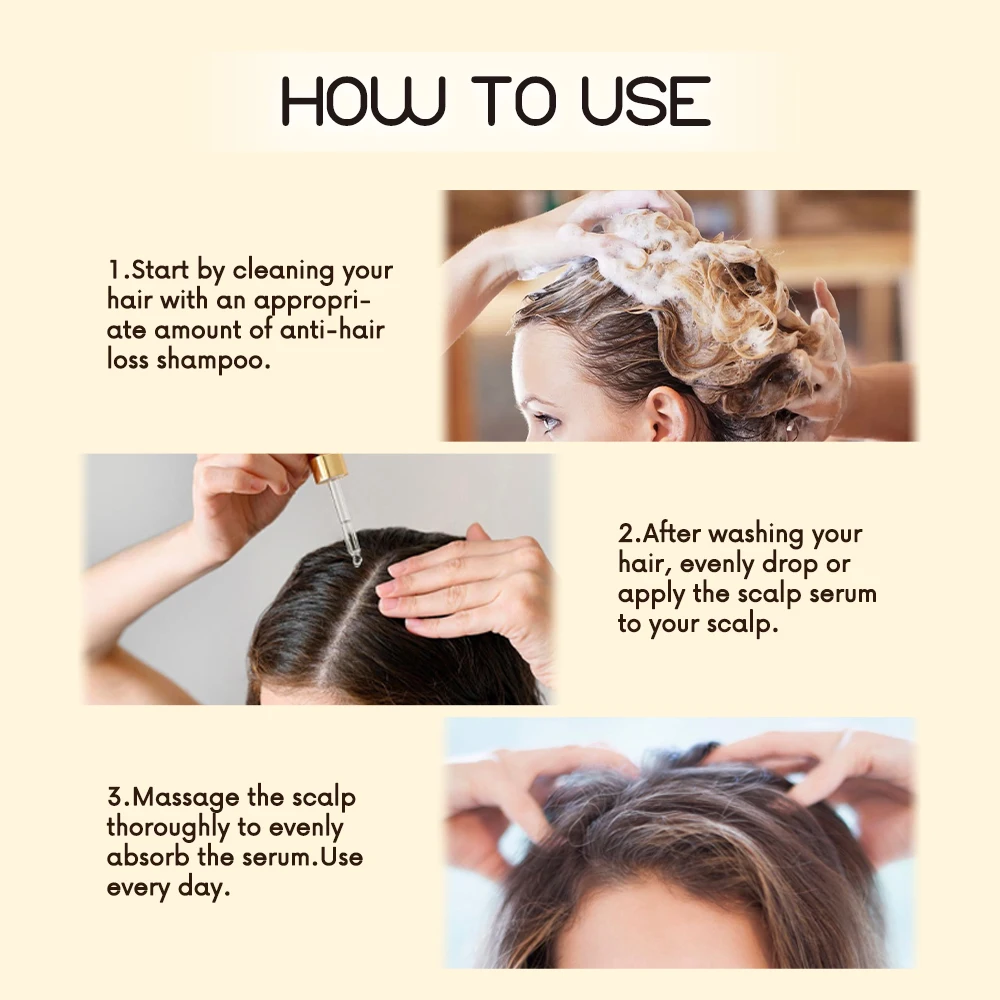 Improve Scalp Oil Control	Hair Treatment Crack Conditioning care Essence Rogaine Anti Loss Shampoo Set Angelica Sinensis
