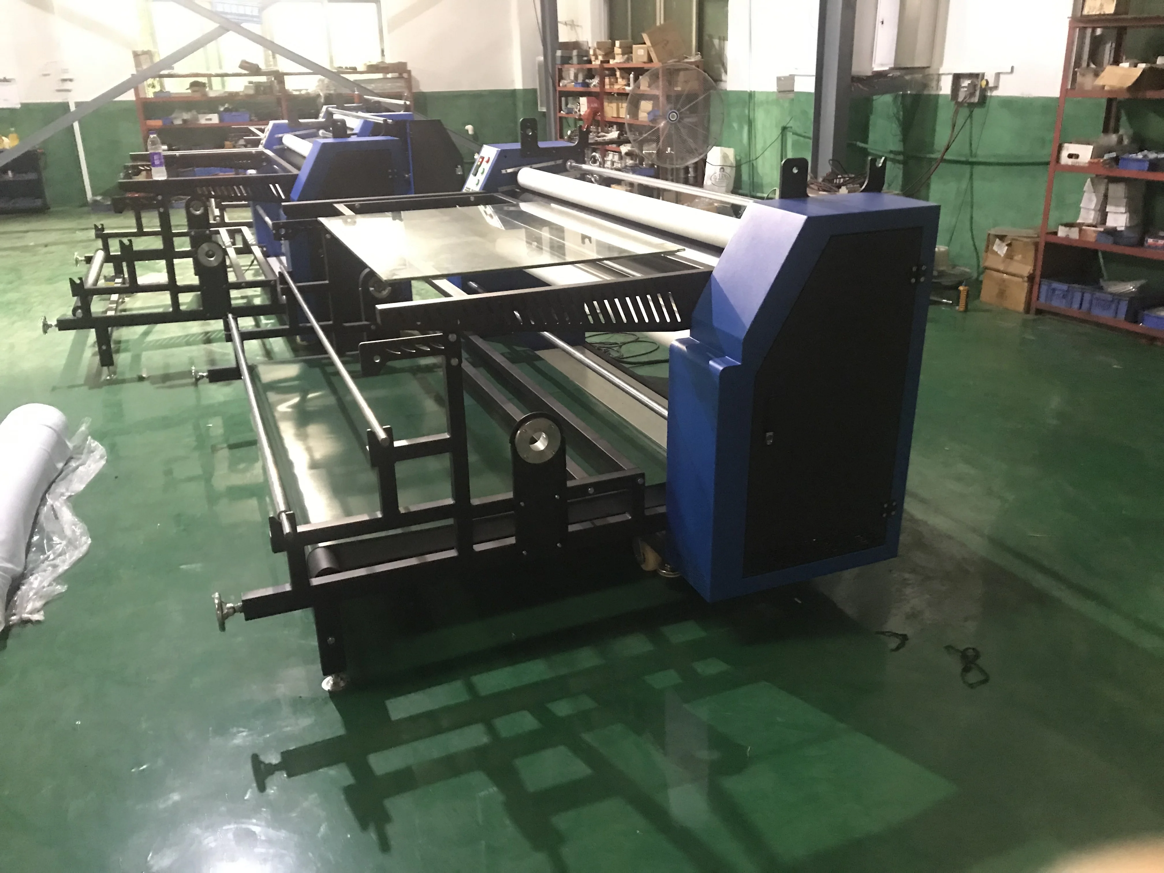 
High Quality Multifunctional Roller Heat Sublimation Transfer Printing Machine With Diameter 20cm x Length : 1.2m 