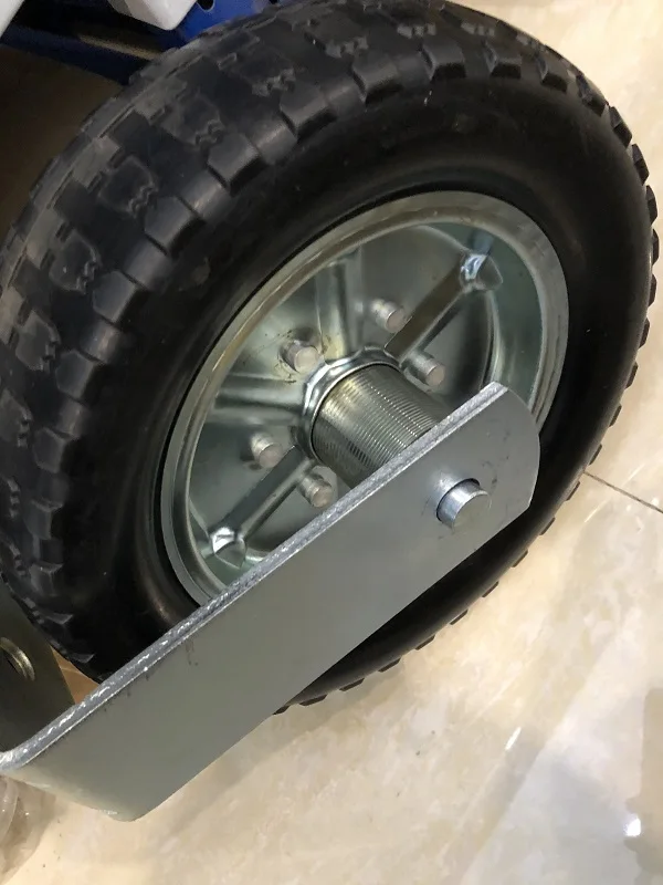 1500LB Rolling load 10 inch solid rubber wheel Side Swivel Trailer Jockey wheel Trailer Jack