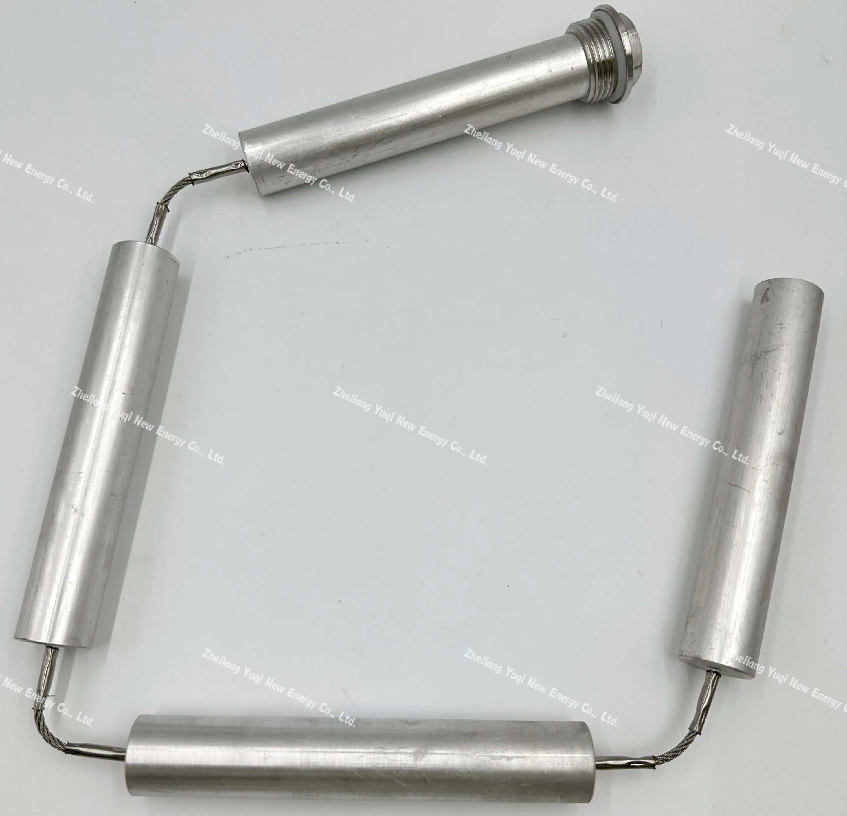 Factory direct sale corrosion control magnesium chain anode rod with threaded connector water heater tank magnesium anode rod