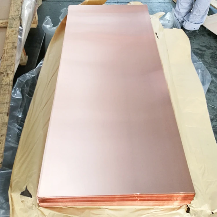 wholesale  99.9% pure copper  cold rolled  thickness 0.2mm  jis h3100 c1100 copper sheet plate