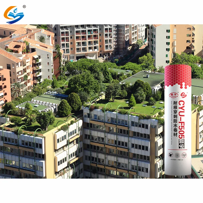Root Resistant High Polymer Green Roofing Garden Bitumen Concrete Slated Waterproofing Waterproof Bituminous Membrane Supplier