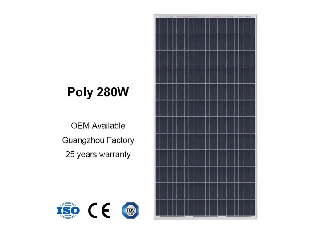 Sunpal Solar Panel 280W Poly Solar Energy System PV Module with CE Certificates