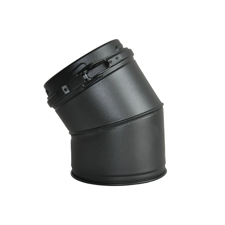 Разумная цена, локти 15/30/45/90 градусов TOval для круглой одностенной капельной трубы