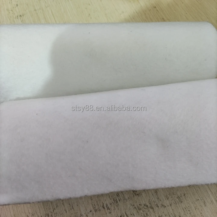 200g geotextile engineering fabric white permeable gardening moisturizing highway concrete short fiber non-woven geotextile