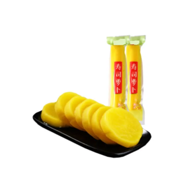 hot sale korean yellow pickled radish sushi takuan